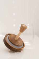 Банка для меду з деревʼяною кришкою 400 мл - Зображення 2