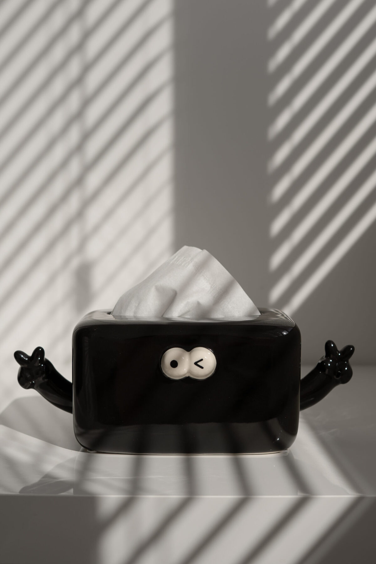 Серветниця EMOJI, чорна з ручками - Зображення 2