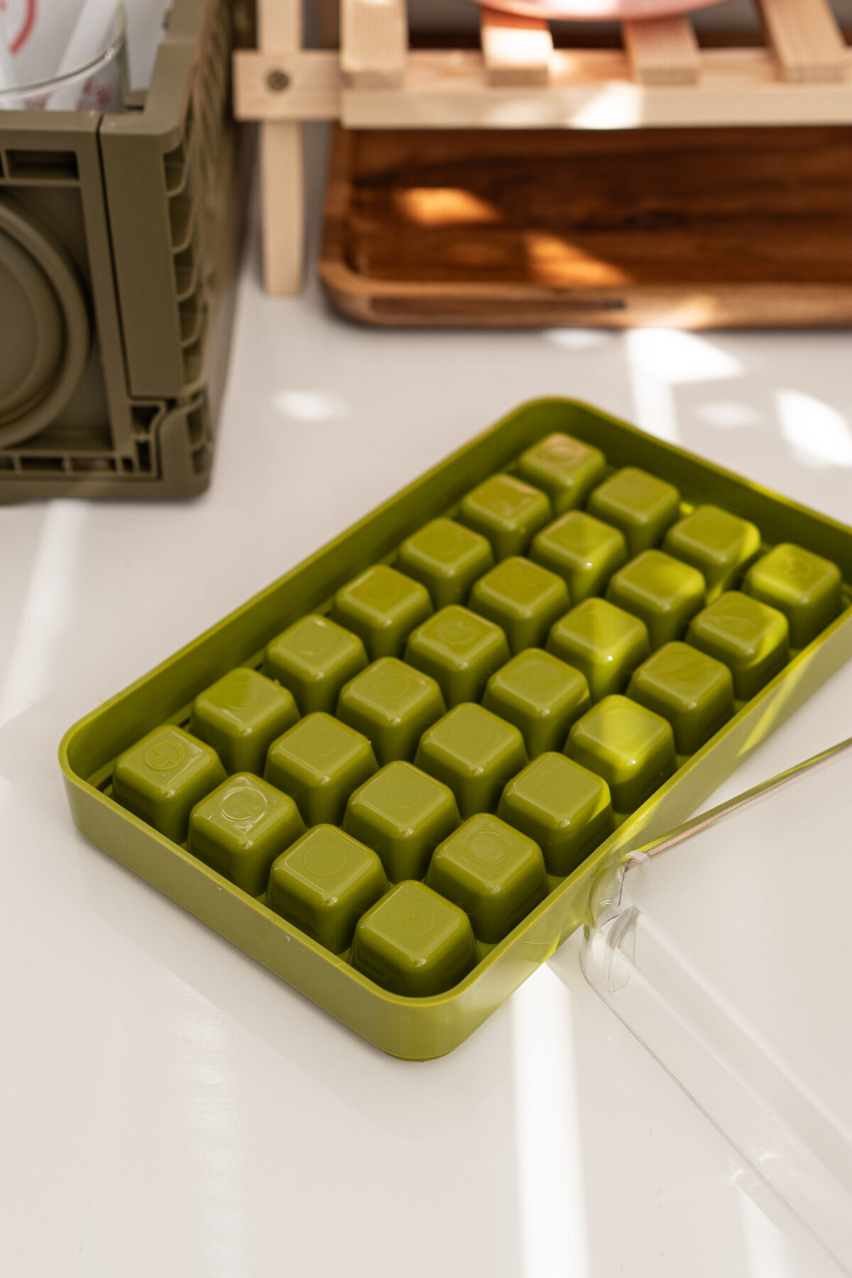Форма для льоду, оливкова - Зображення 2