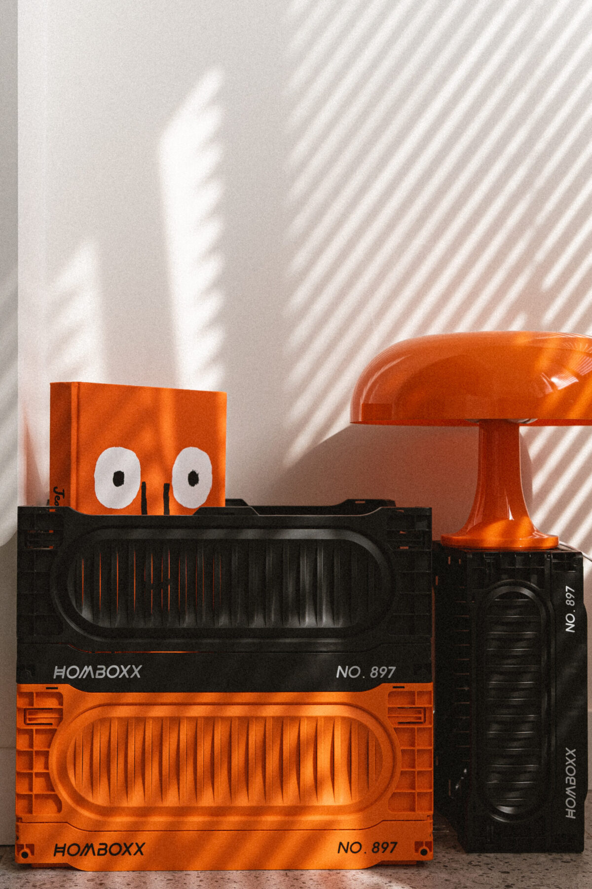 Ящик складаний 30х20х12 см, помаранчевий - Зображення 2