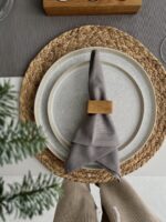 Серветка на стіл 40х40 см, Сірий