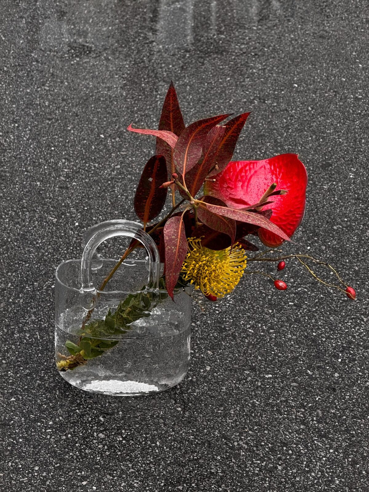 Ваза Сумка, скляна 27х20 см - Зображення 2