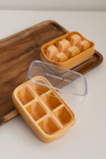 Форма для льоду, 6 кубиків, помаранчева