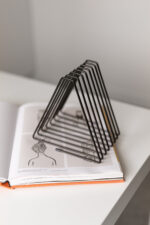 Підставка для книжок, чорна, на 7 розділів - Image 2