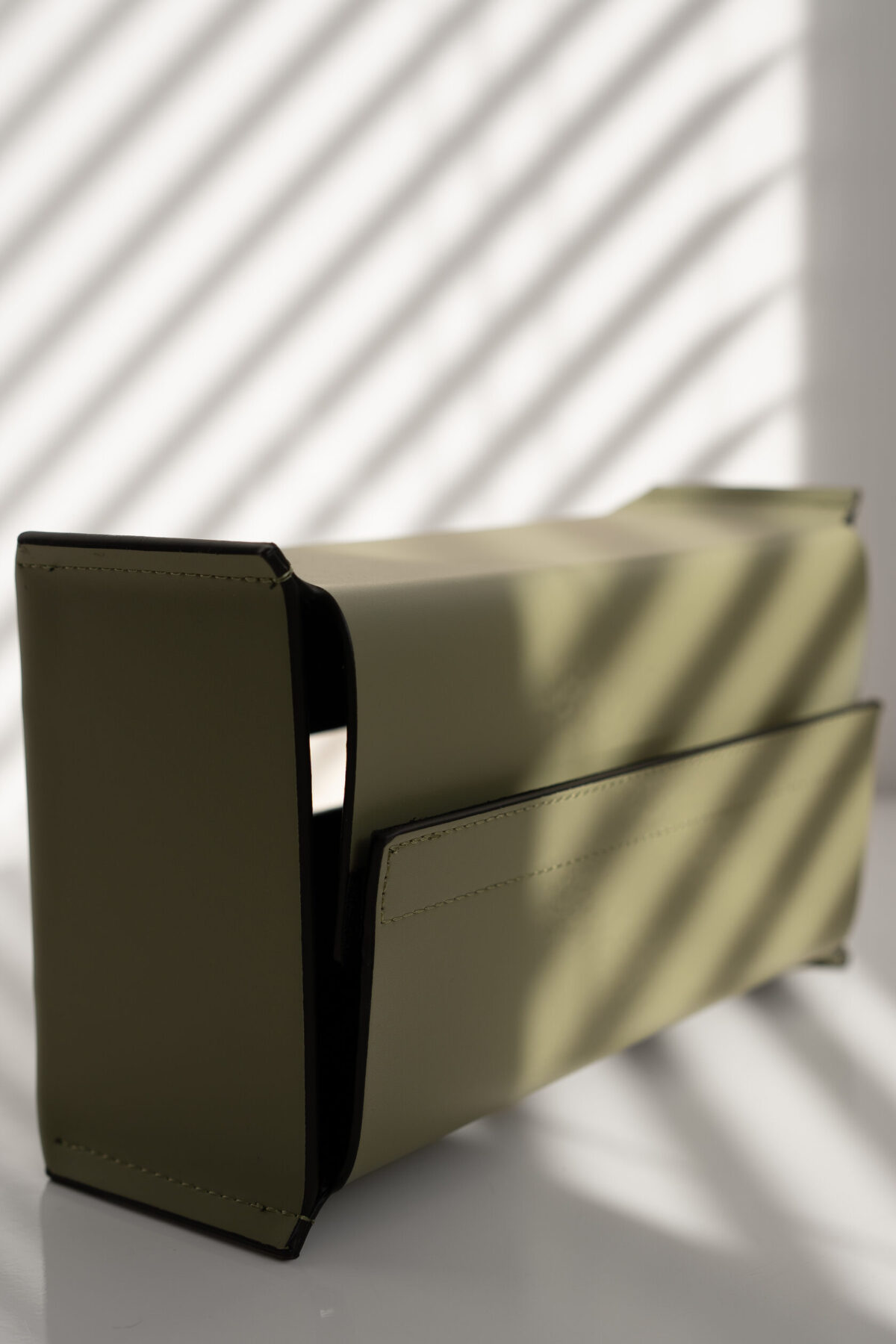 Серветниця, шкірзам, хакі - Зображення 2