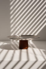 Підставка з нержавійки на деревʼяній ніжці 23 см - Image 6