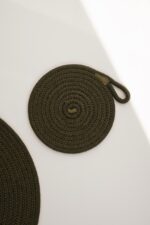 Бавовняний килимок YOW 12 см, хакі (товщина 6.5 мм)