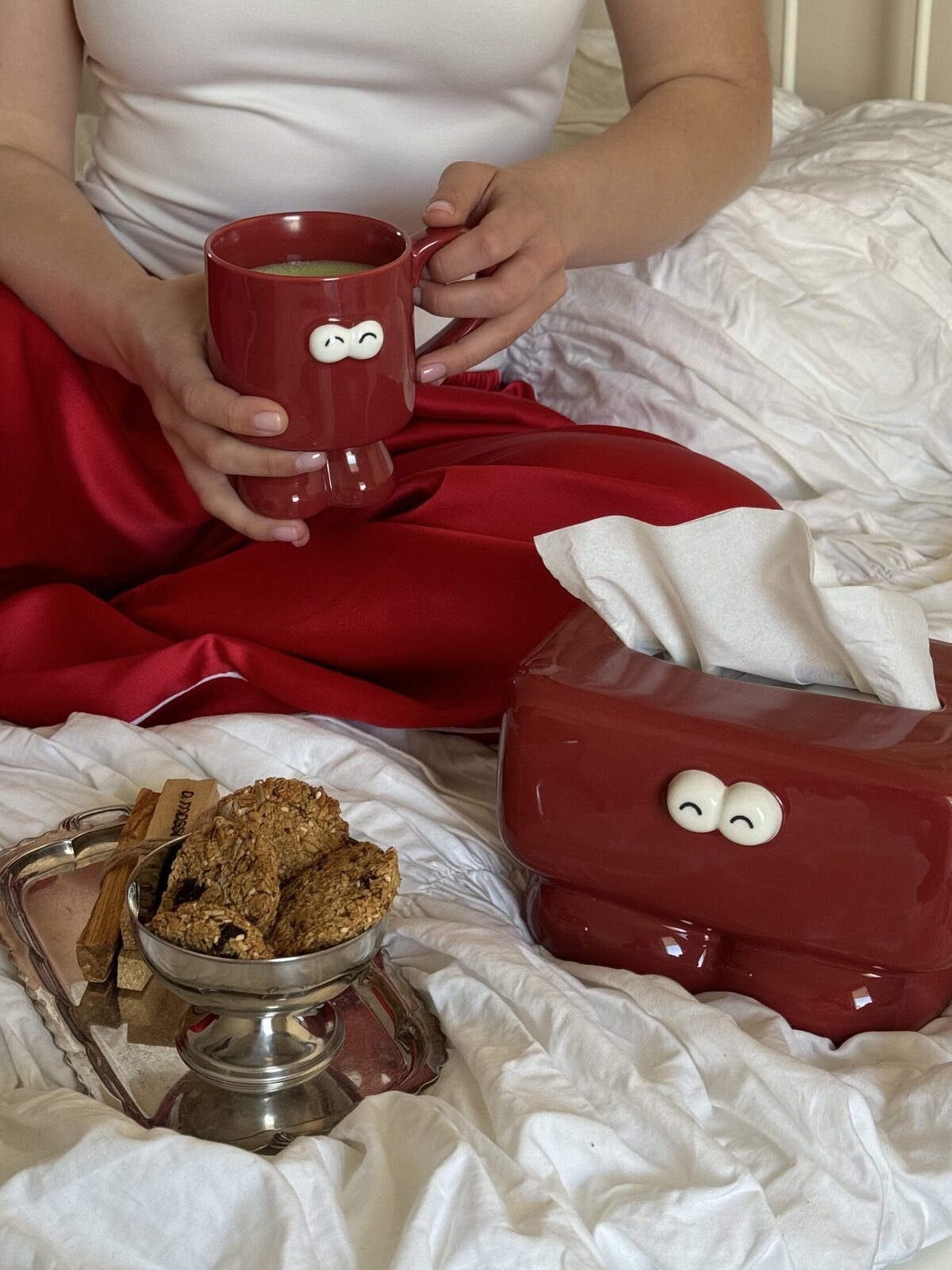 Серветниця EMOJI, червона без ручок - Зображення 2