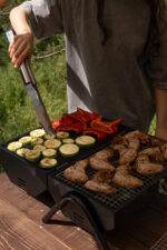 Портативний вугільний гриль, чорний - Зображення 8