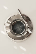 Чашка з круглим блюдцем та ложкою MIRROR - Зображення 2