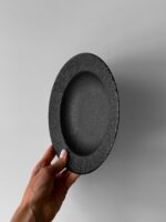 Тарілка глибока 20х4 см COAL, чорна - Зображення 2