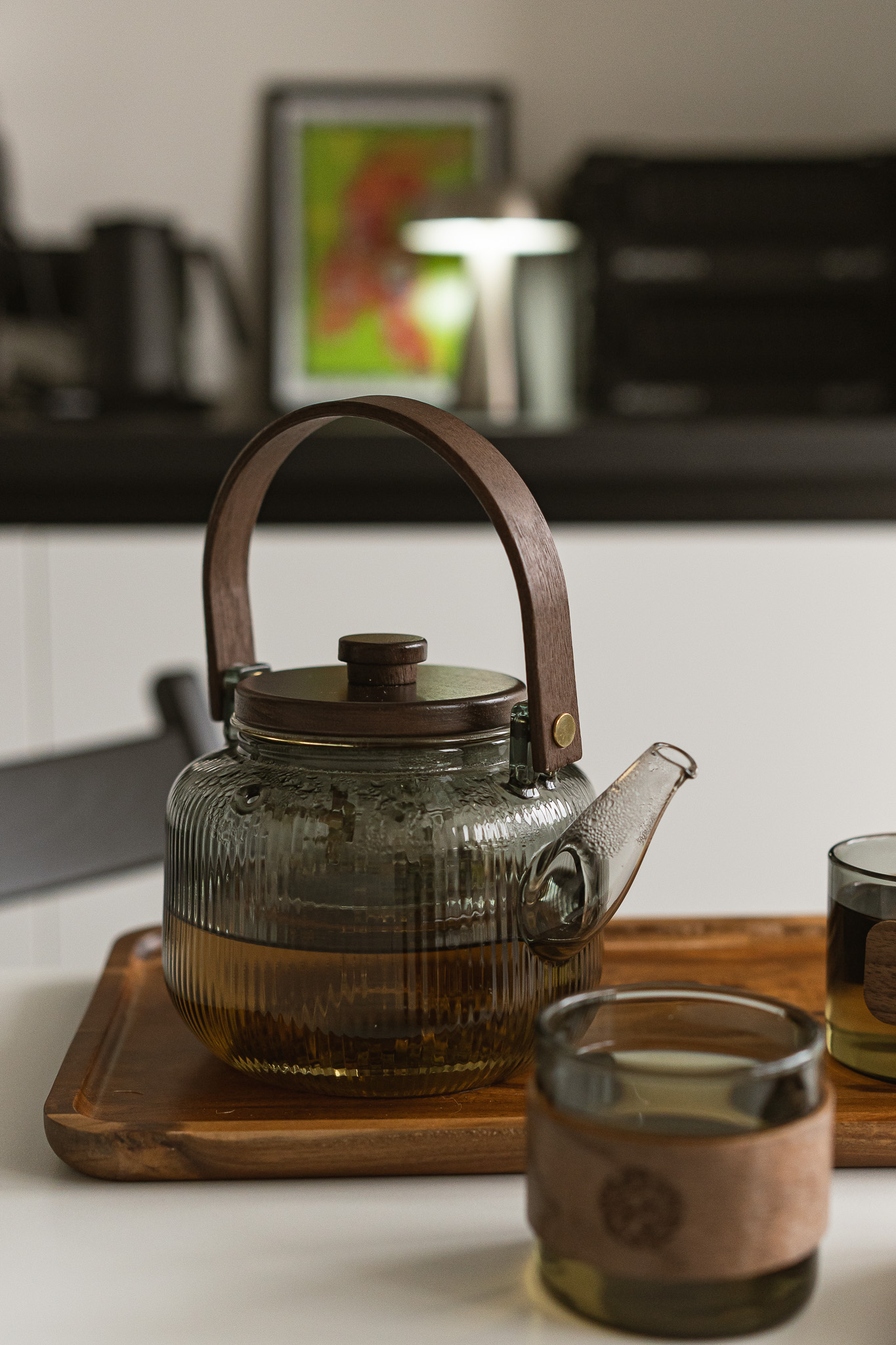 63382866 Чайник, ребристий, Timber, затемнений 1000 мл - Image 1