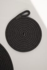 Бавовняний килимок YOW 12 см, антрацит (товщина 6.5 мм)