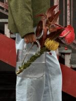 Ваза Сумка, скляна 27х20 см