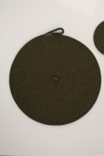 Бавовняний килимок YOW 30 см, хакі (товщина 6.5 мм)