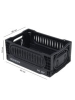 Ящик складаний 40х30х18 см, чорний