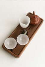 Чайний столик з волоського горіха 38х15х4.5 см - Зображення 4