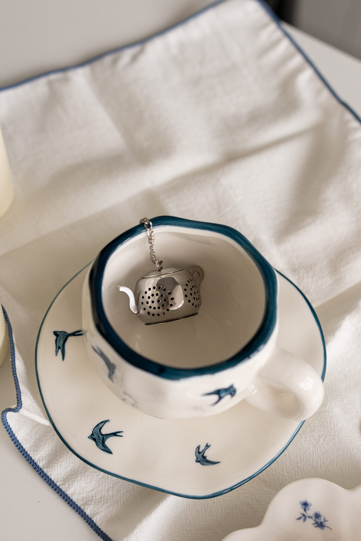 Заварник у формі чайника з блюдцем - Image 2