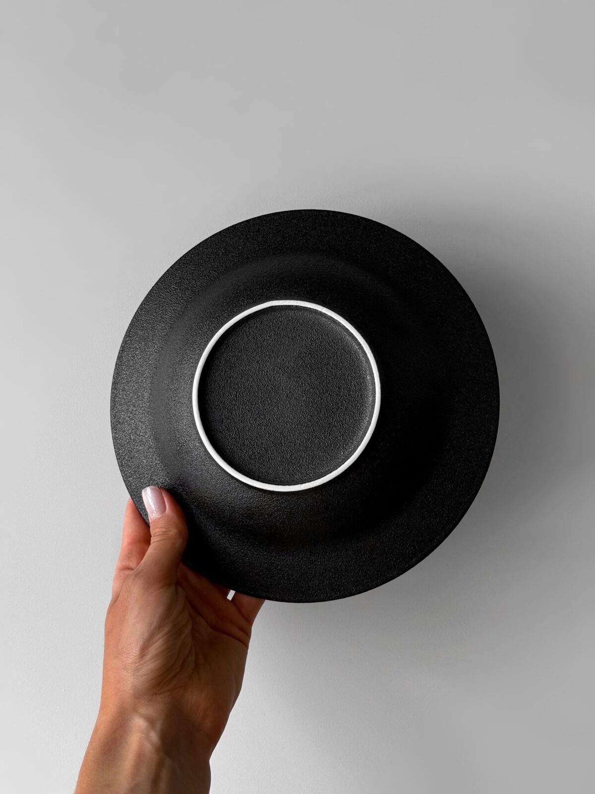 Тарілка глибока 20х4 см COAL, чорна - Зображення 4