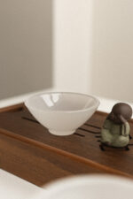 Піала (для чайної церемонії), скляна, біла 50 мл