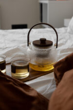 Чайник, ребристий, Timber, прозорий 1000 мл