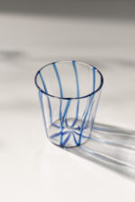 Склянка в синю смужку 300 мл