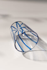 Склянка в синю смужку 300 мл - Зображення 3