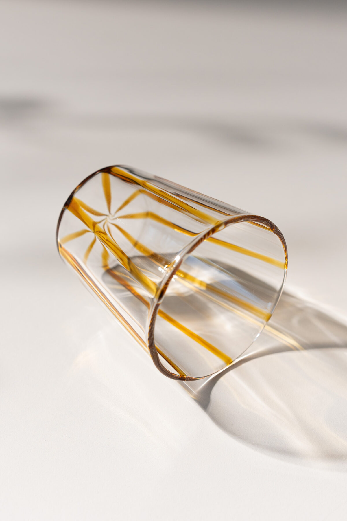 Склянка в жовту смужку 300 мл - Зображення 3