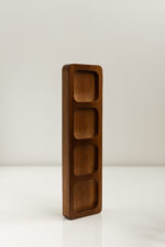 Деревʼяна підставка на 4 баночки