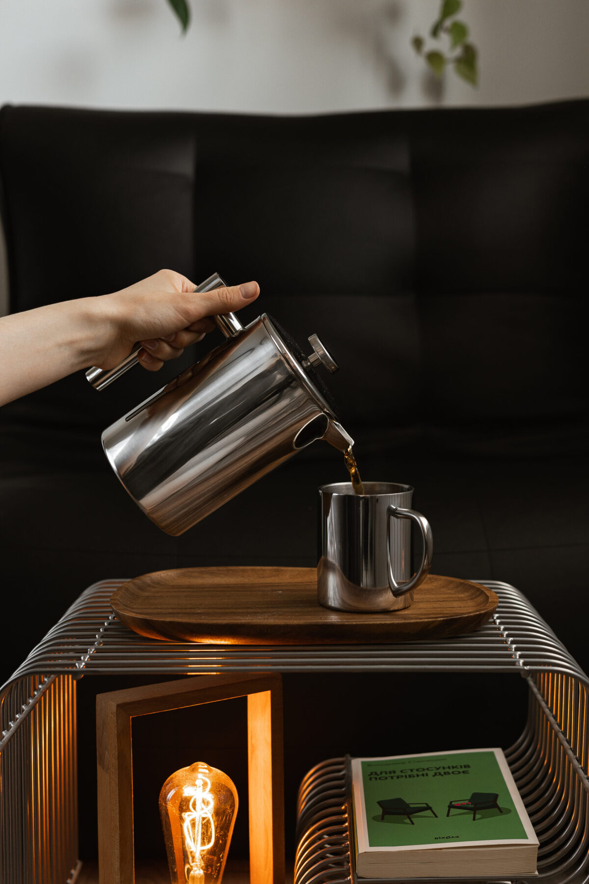 Френч-Прес 800 мл, нержавіюча сталь - Зображення 6