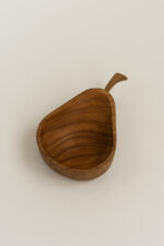 Деревʼяна піала у формі груши