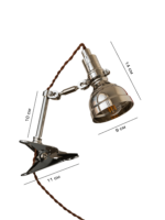 Лампа металева на зажимі - Зображення 2