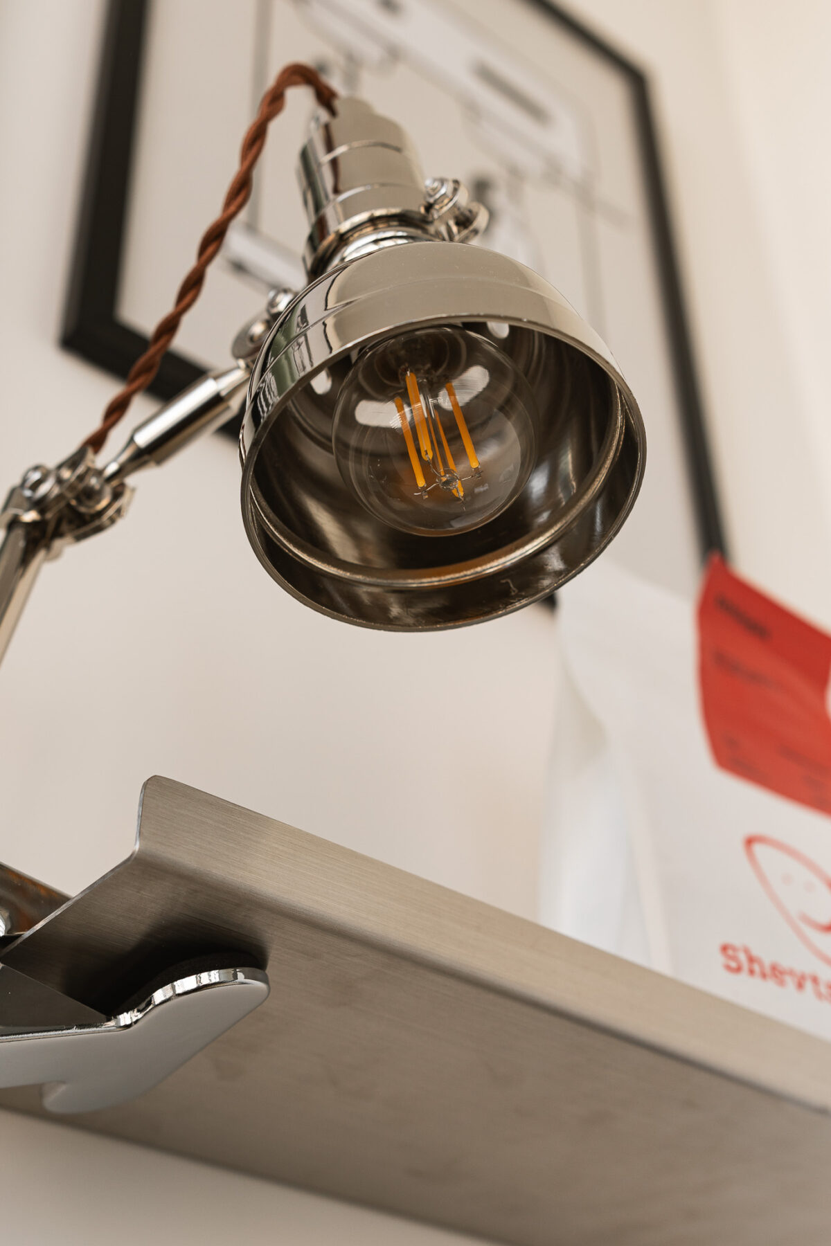 Лампа металева на зажимі - Зображення 6